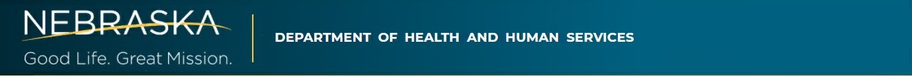 Nebraska DHHS Header Logo